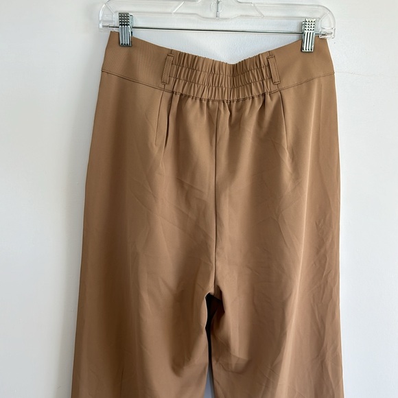 NWT Halara High Waisted Button Zipper Plicated Side Pocket Straight Pant - Picture 5 of 5